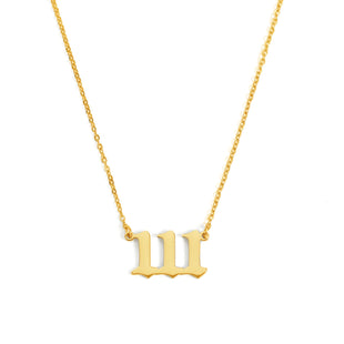 Angel Number 111 Halskette Halskette Simple Pledge