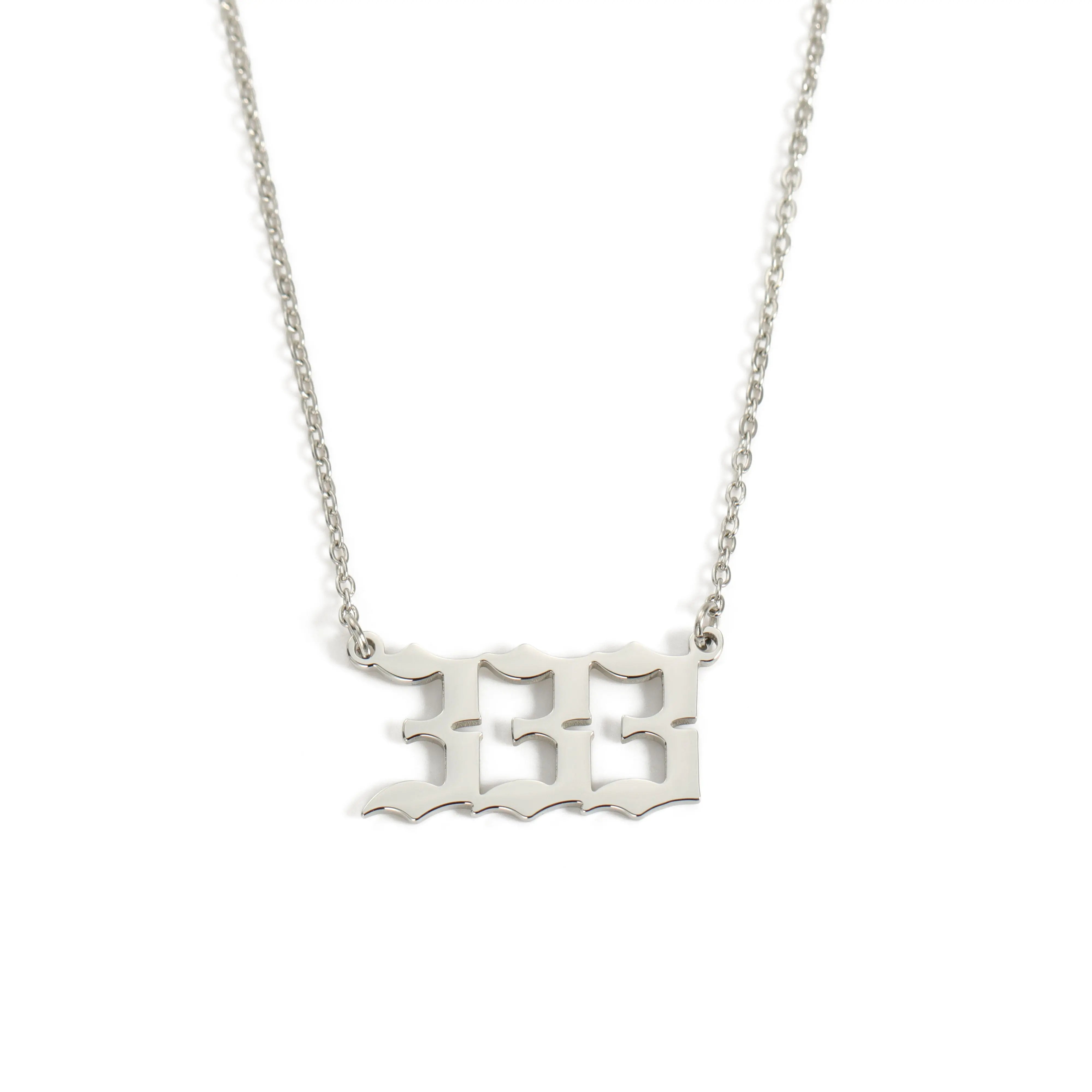 Angel Number 333 Halskette Halskette Simple Pledge