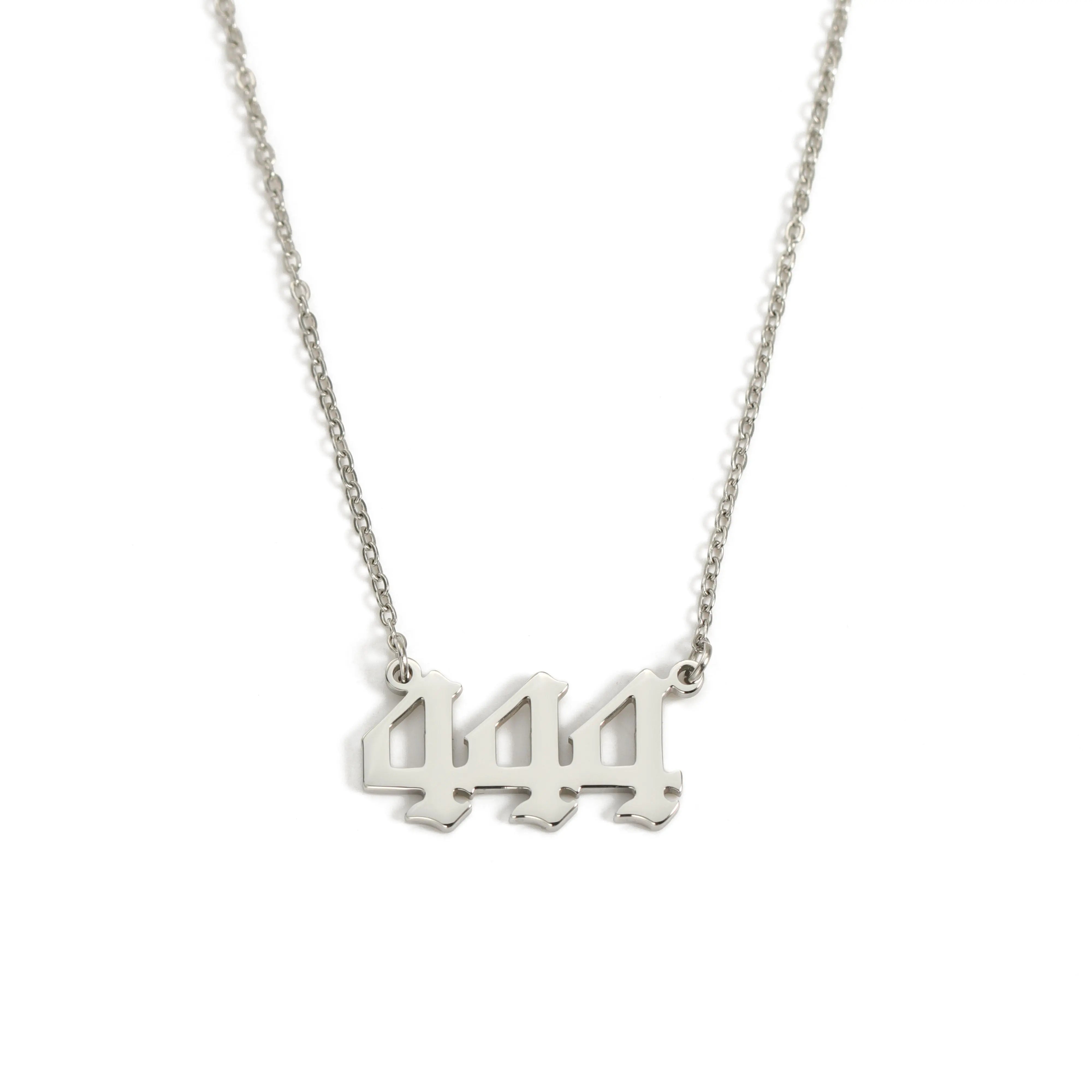 Angel Number 444 Halskette Halskette Simple Pledge