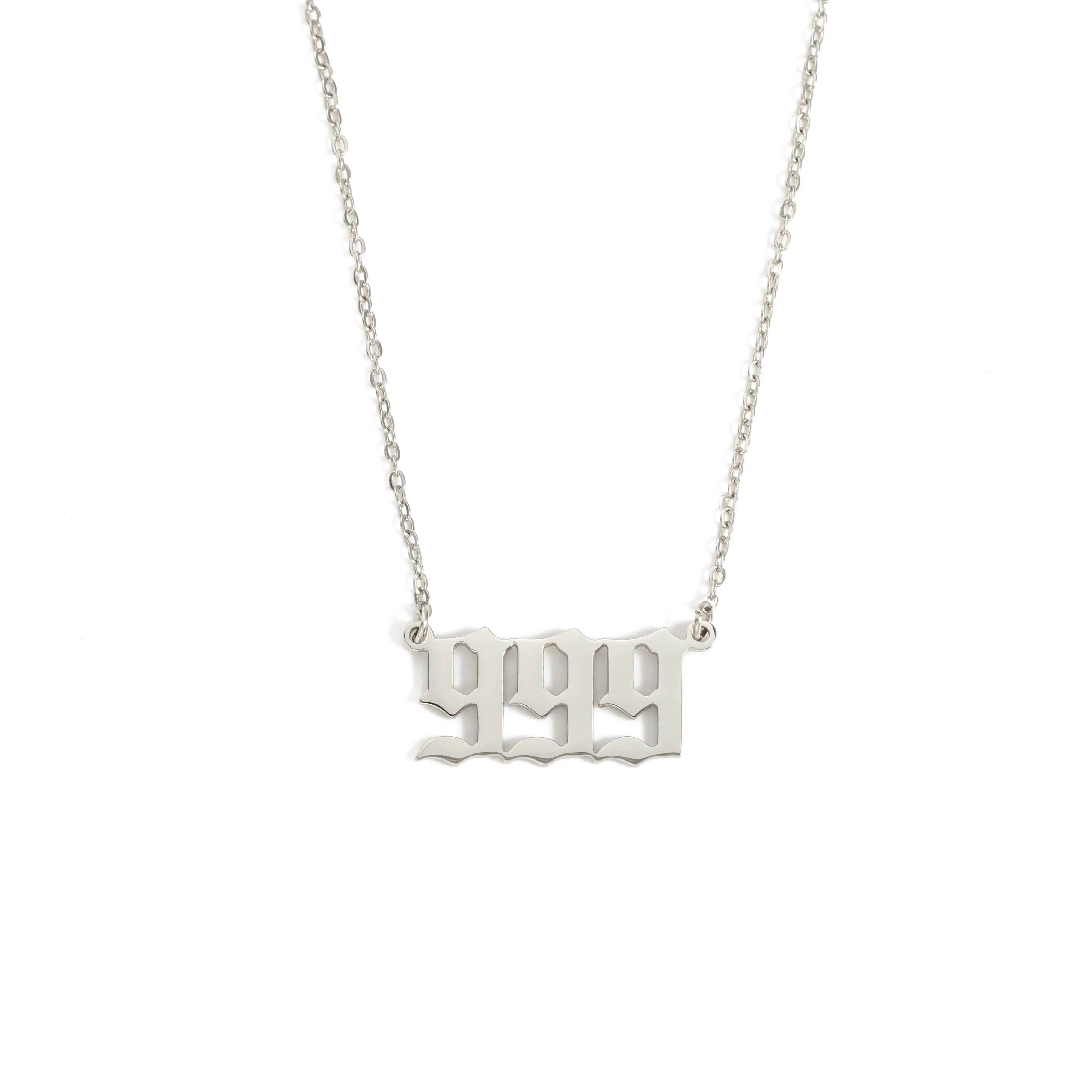 Angel Number 999 Halskette Halskette Simple Pledge