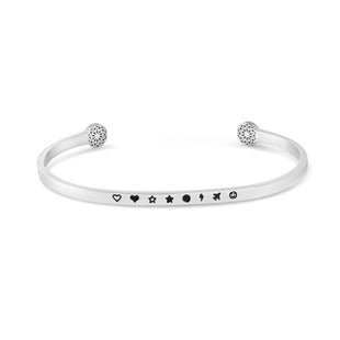 Armreif mit Wunschgravur Personalized Simple Pledge