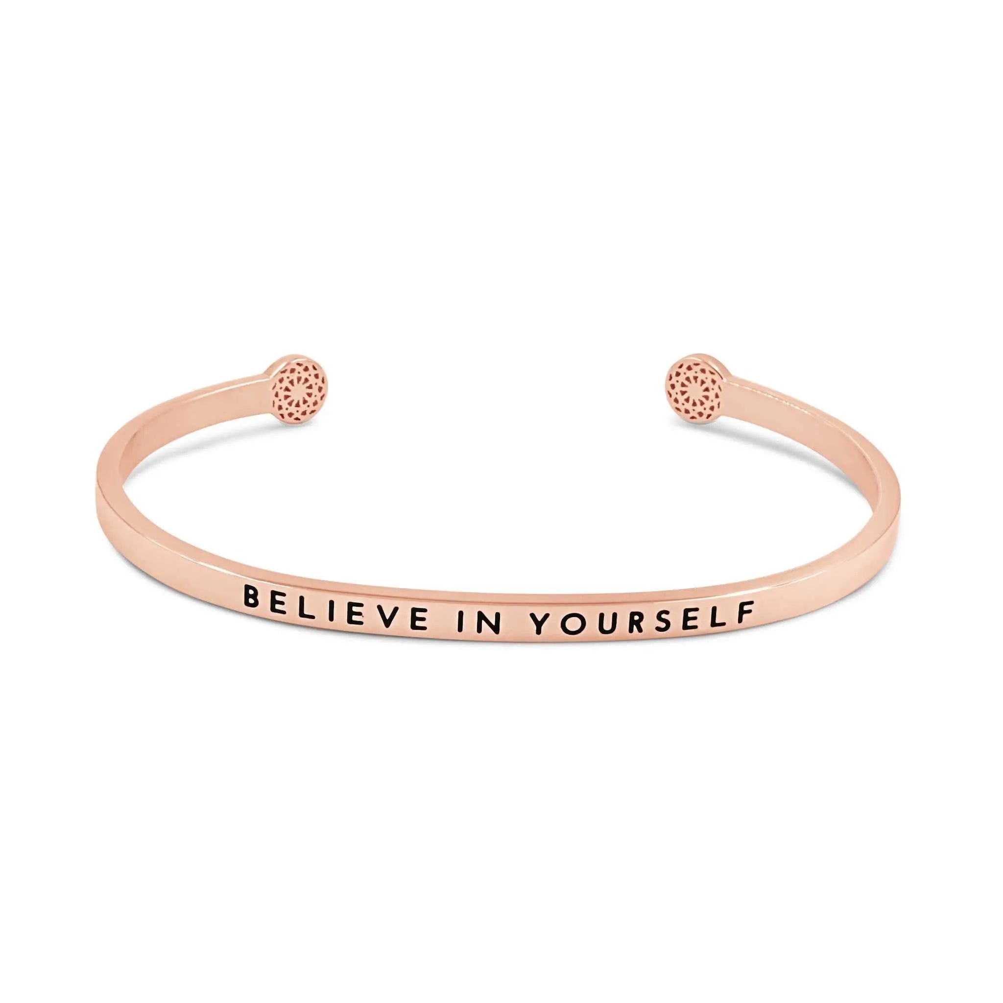 Believe in Yourself Armreif Simple Pledge