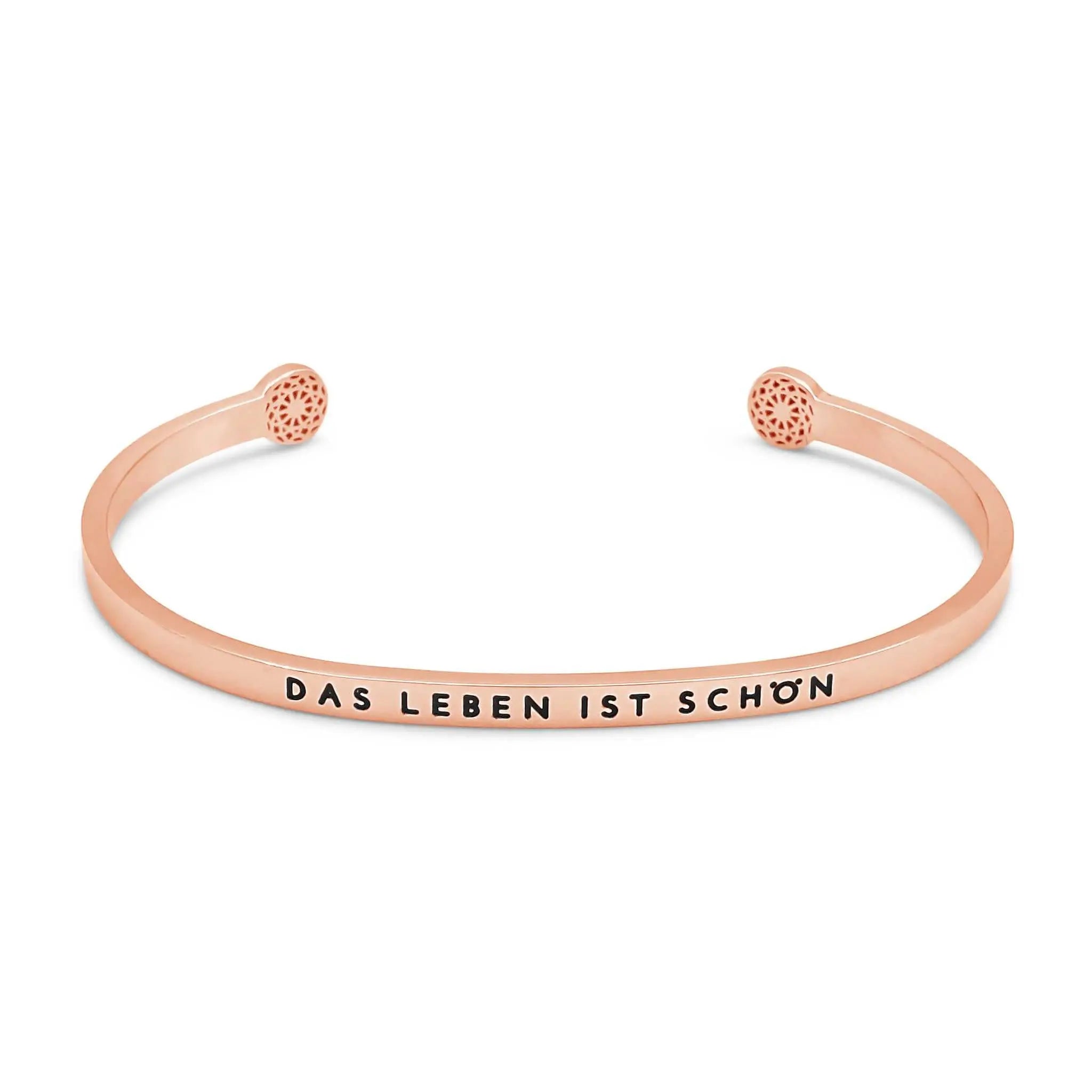 Das Leben ist Schön Armreif Simple Pledge
