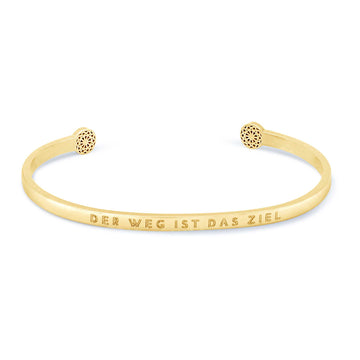 Der Weg ist das Ziel - Blind Armreif Simple Pledge