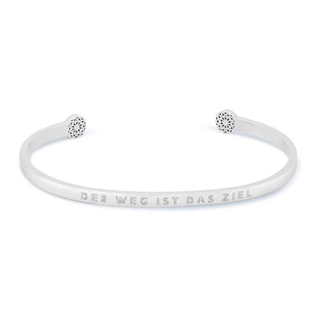 Der Weg ist das Ziel - Blind Armreif Simple Pledge