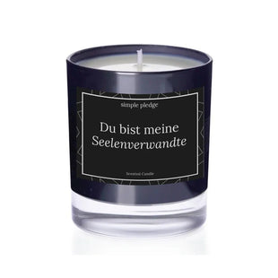 Du bist meine Seelenverwandte - Duftkerze Duftkerze mit Spruch Simple Pledge