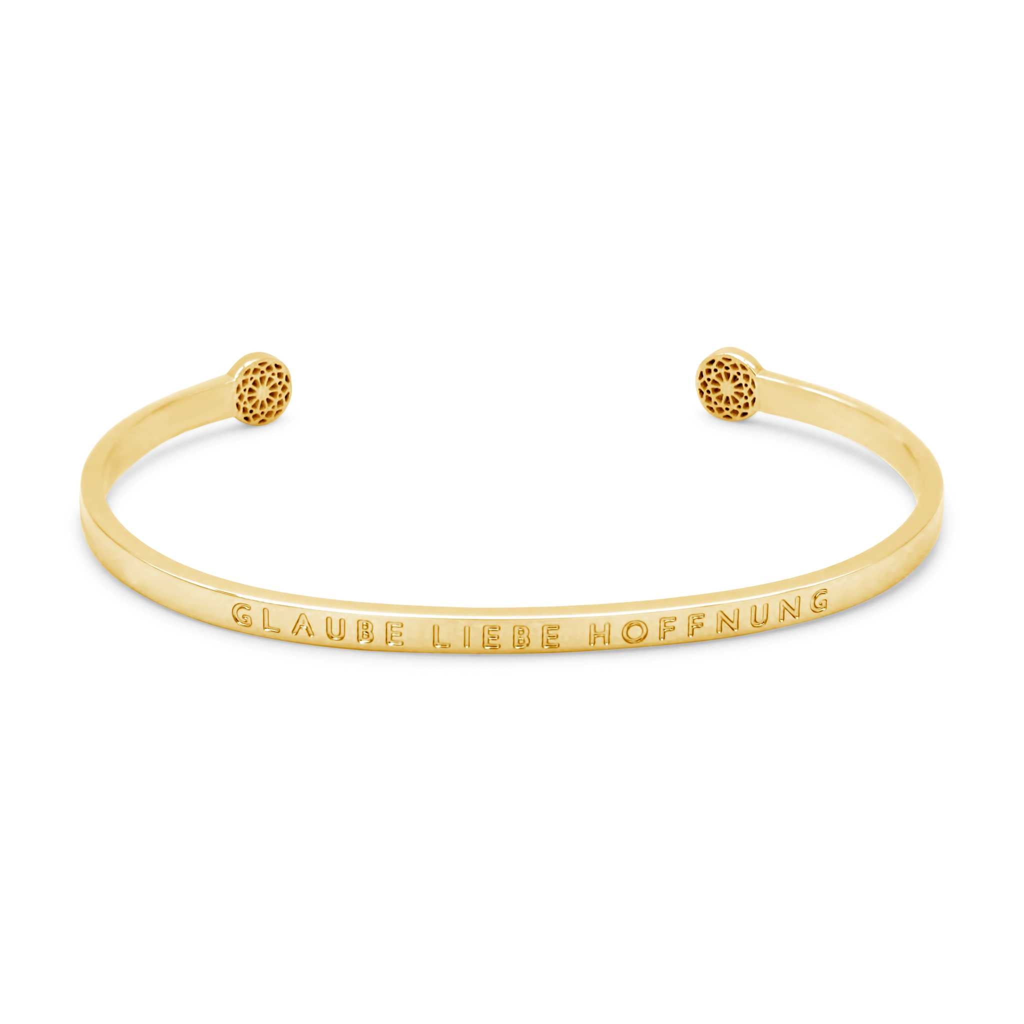 Glaube Liebe Hoffnung - Blind Armreif Simple Pledge