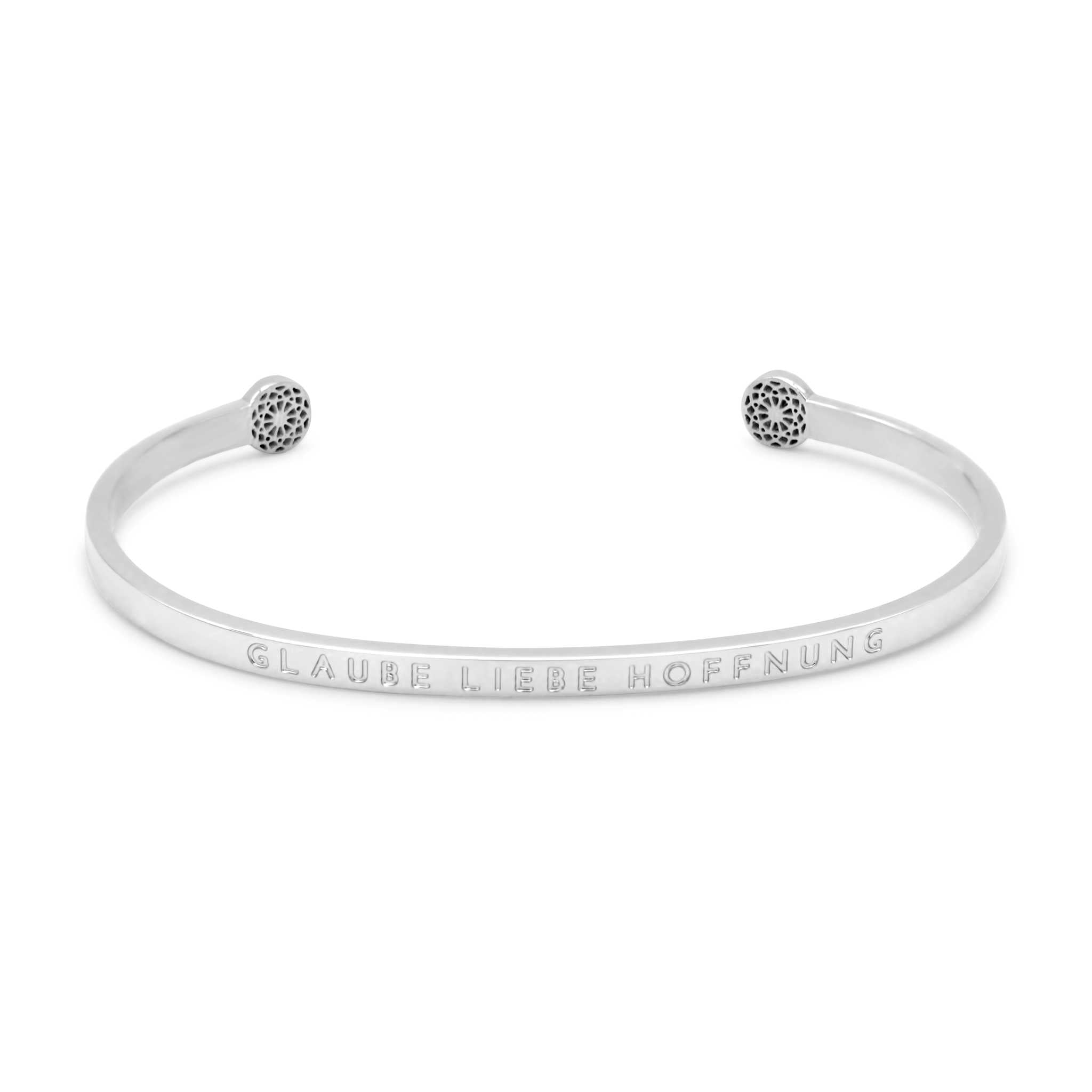 Glaube Liebe Hoffnung - Blind Armreif Simple Pledge