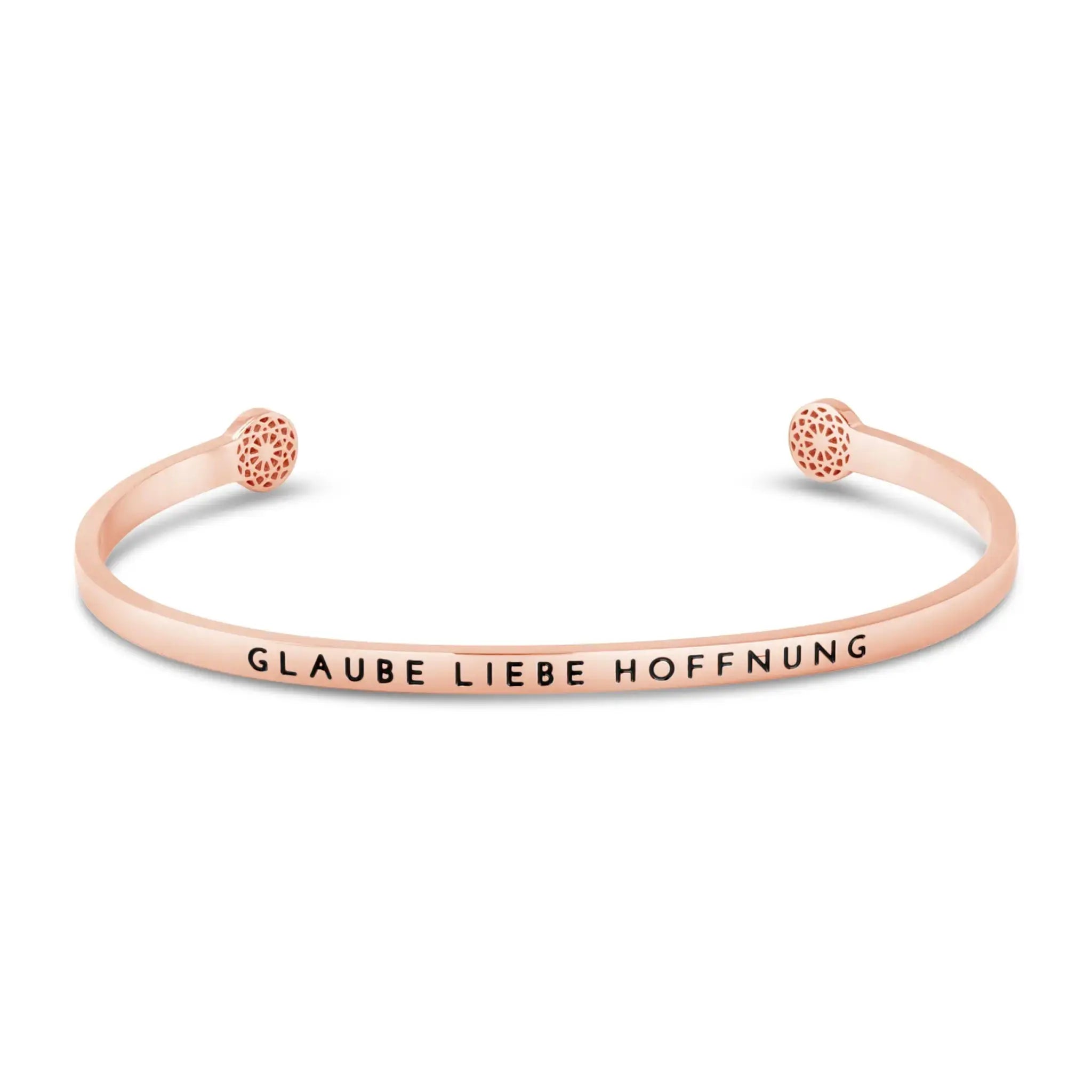 Glaube Liebe Hoffnung Armreif Simple Pledge