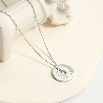 HERZENSMENSCH - Circle Halskette Halskette Simple Pledge