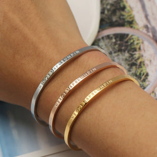 Herzensfreundin Armreif Simple Pledge