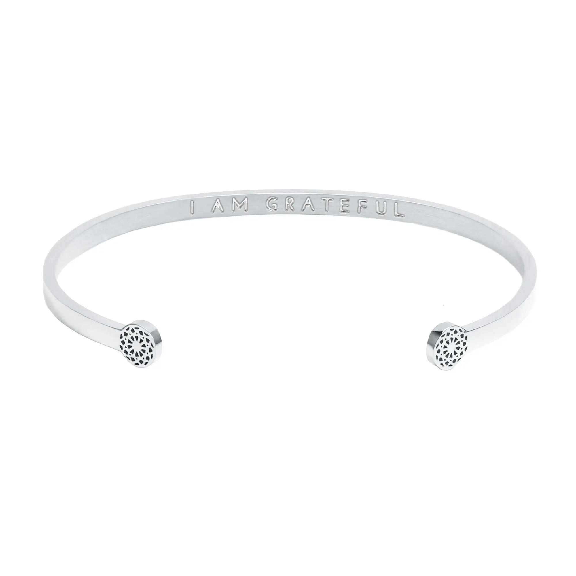 I am grateful - Blind Armreif Simple Pledge