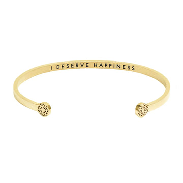 I deserve happiness Armreif Simple Pledge