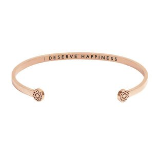 I deserve happiness Armreif Simple Pledge