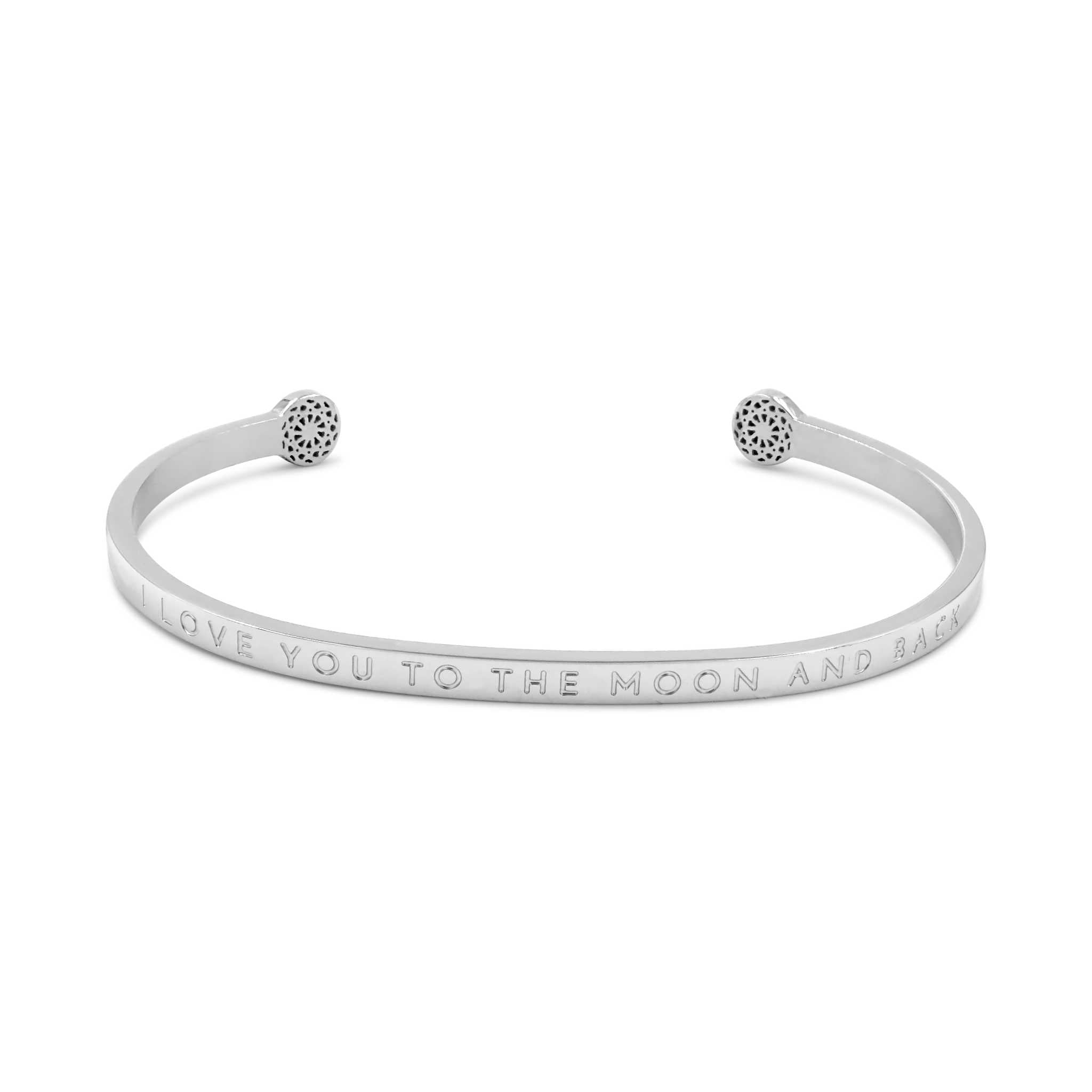 I love you to the moon and back - Blind Armreif Simple Pledge