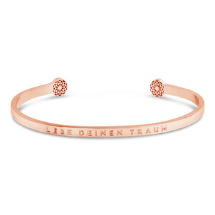 Lebe Deinen Traum - Blind Armreif Simple Pledge