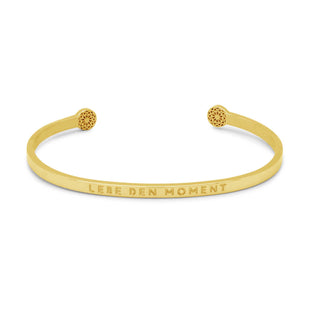 Lebe den Moment - Blind Armreif Simple Pledge