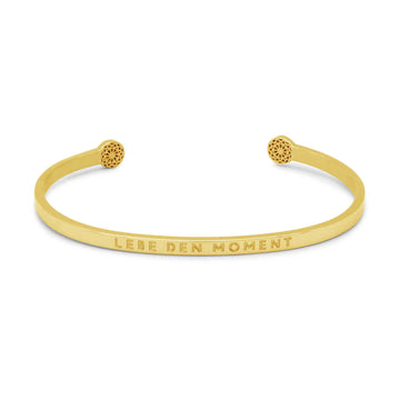 Lebe den Moment - Blind Armreif Simple Pledge