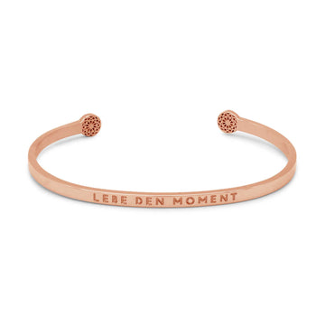 Lebe den Moment - Blind Armreif Simple Pledge