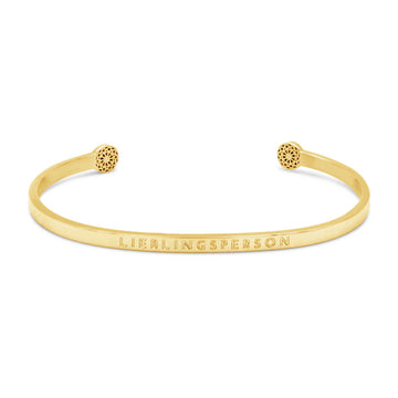 Lieblingsperson - Blind Armreif Simple Pledge