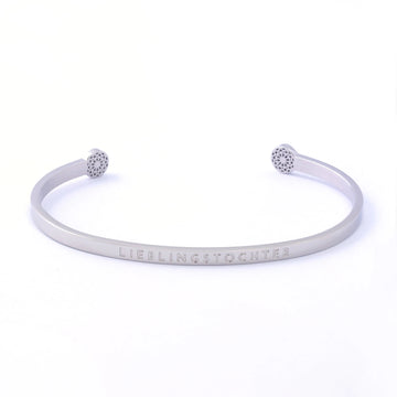 Lieblingstochter - Blind Armreif Simple Pledge