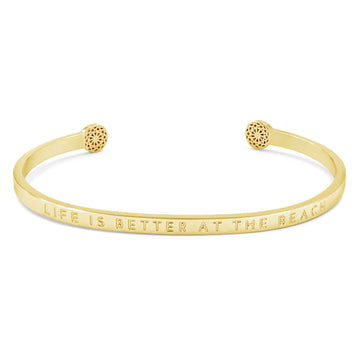 Life is better at the beach - Blind Armreif Simple Pledge