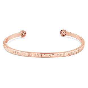 Life is better at the beach - Blind Armreif Simple Pledge