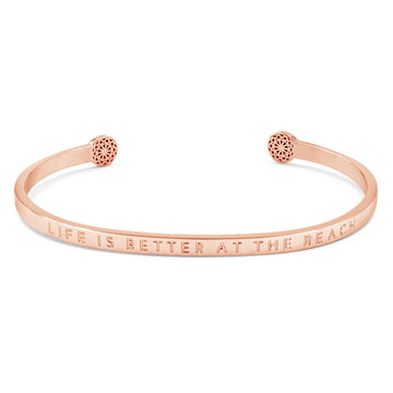 Life is better at the beach - Blind Armreif Simple Pledge