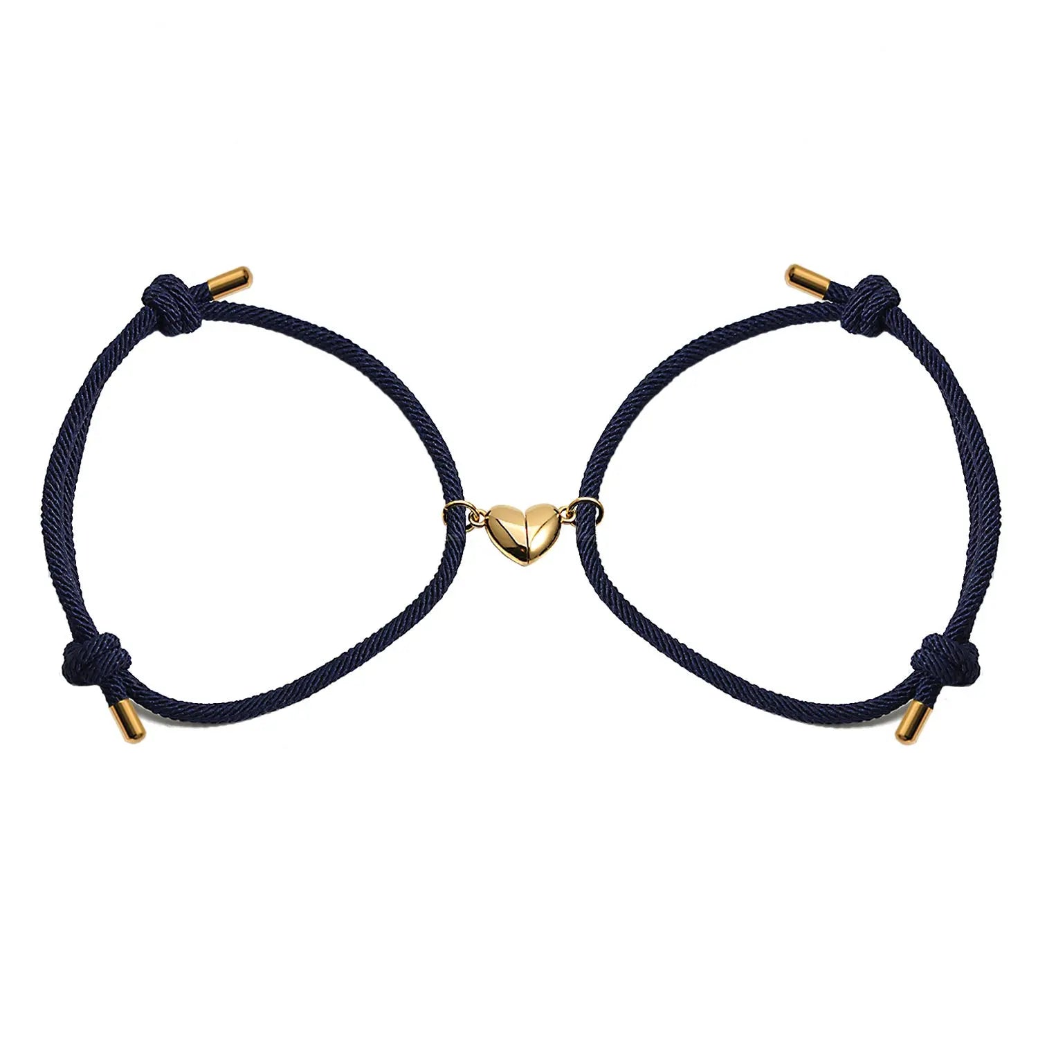 Magnetische Herz-Armbänder (Marineblau) Armband Joybands