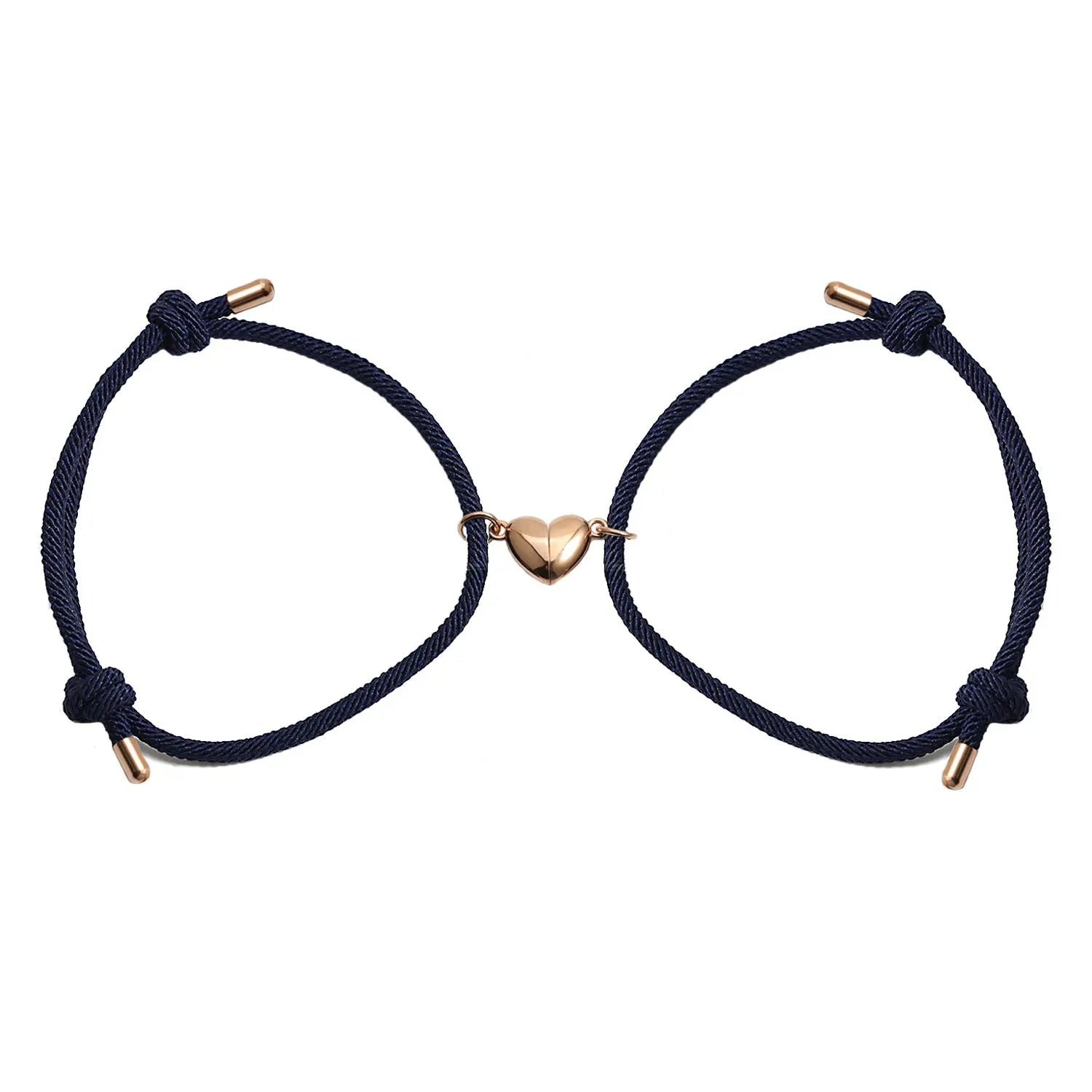 Magnetische Herz-Armbänder (Marineblau) Armband Joybands