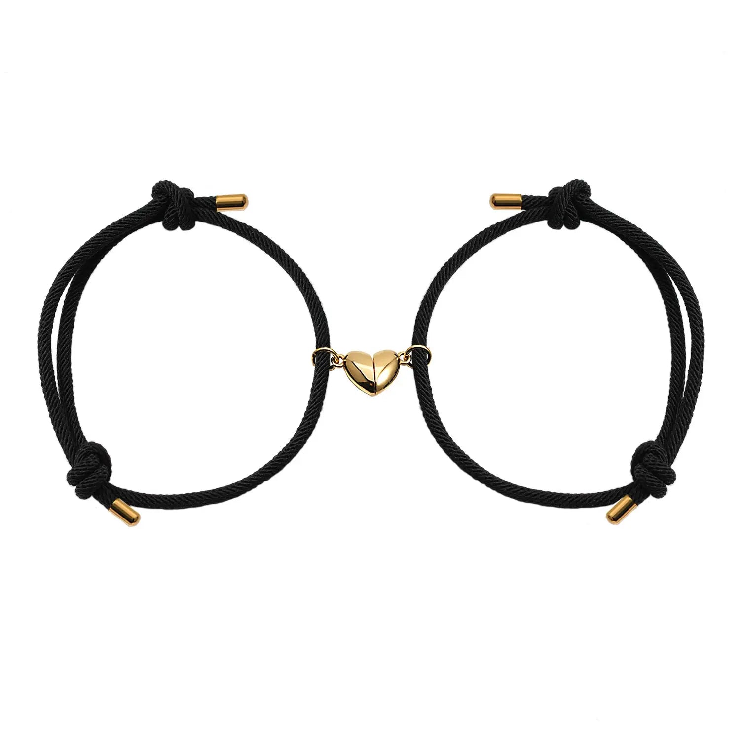 Magnetische Herz-Armbänder (Schwarz) Armband Joybands