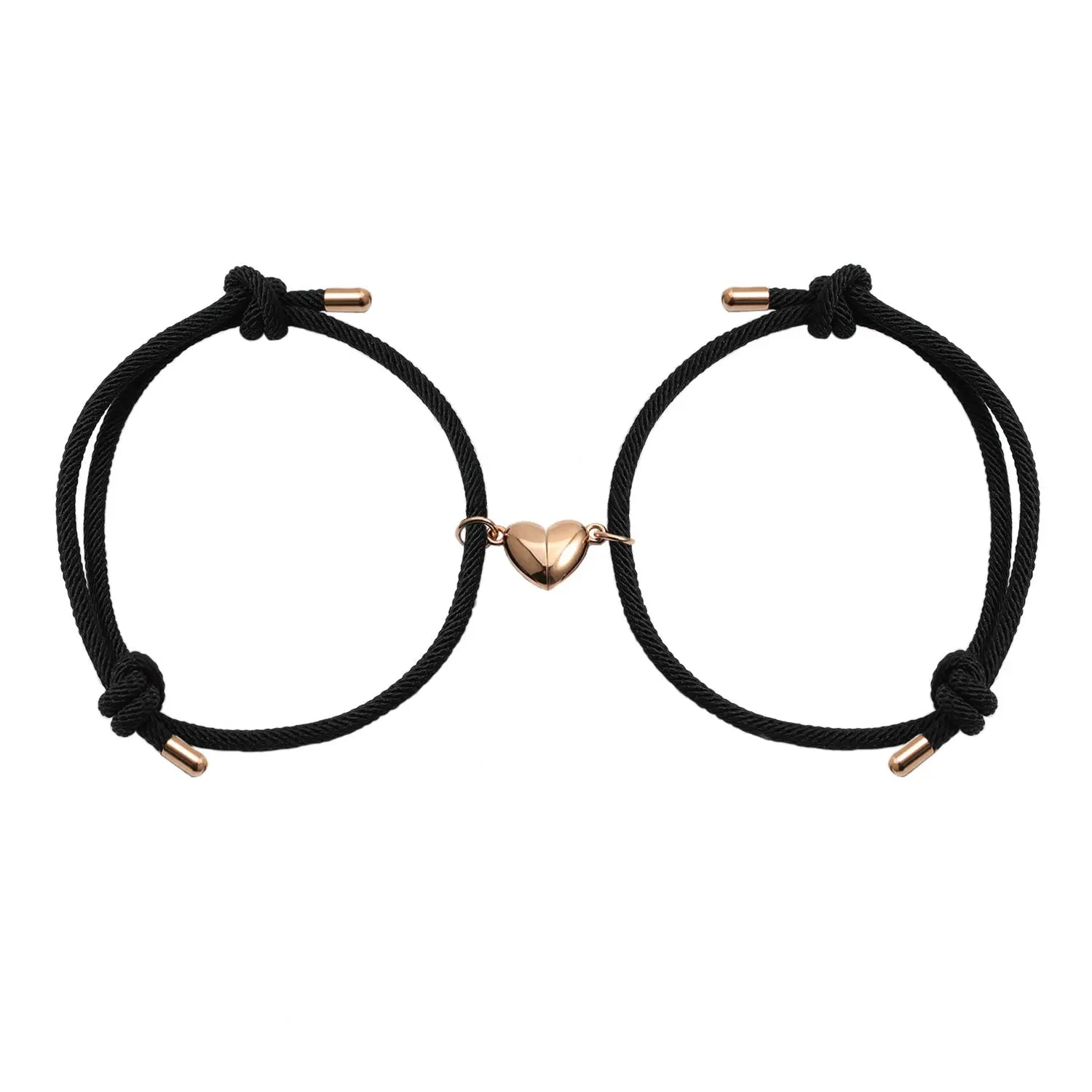 Magnetische Herz-Armbänder (Schwarz) Armband Joybands