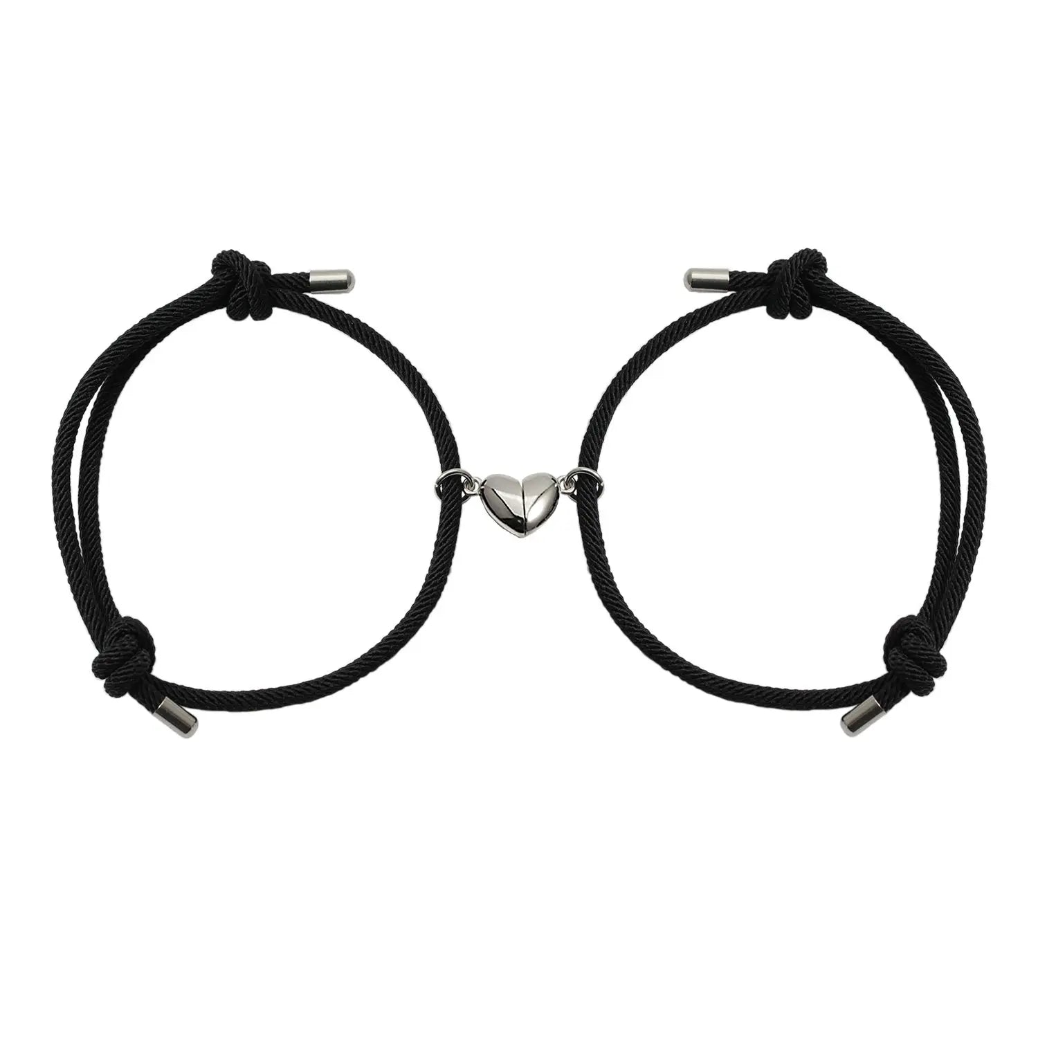 Magnetische Herz-Armbänder (Schwarz) Armband Joybands