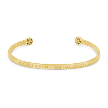 Mein Leben - Meine Regeln - Blind Armreif Simple Pledge