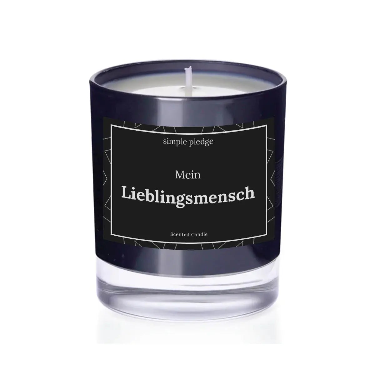 Mein Lieblingsmensch - Duftkerze Duftkerze mit Spruch Simple Pledge
