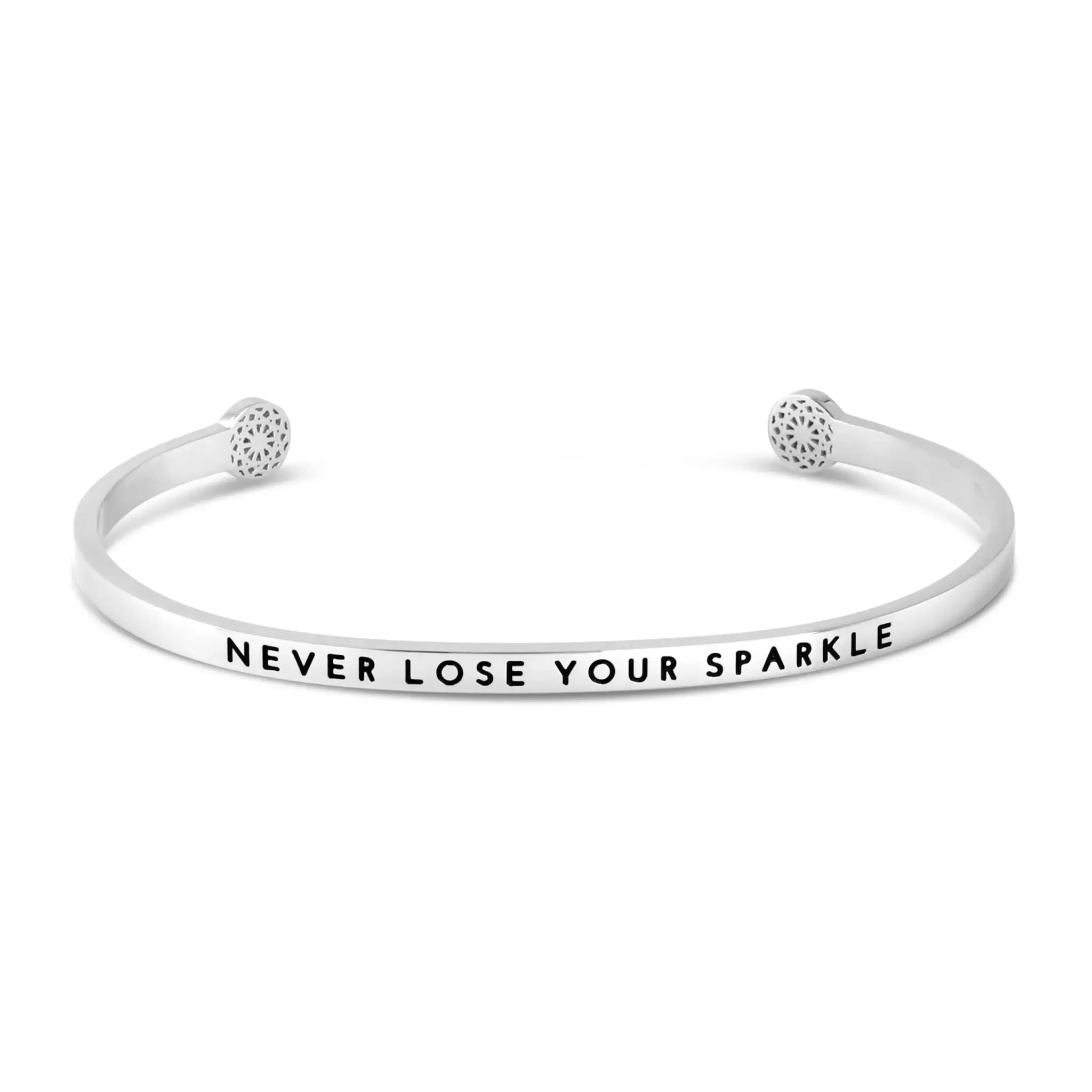 Never Lose Your Sparkle Armreif Simple Pledge