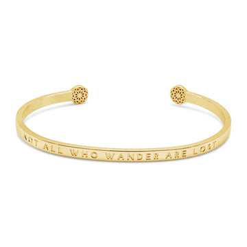 Not all who wander are lost - Blind Armreif Simple Pledge