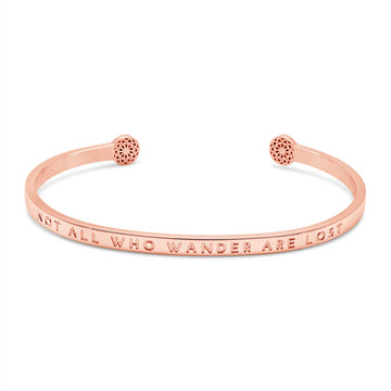 Not all who wander are lost - Blind Armreif Simple Pledge