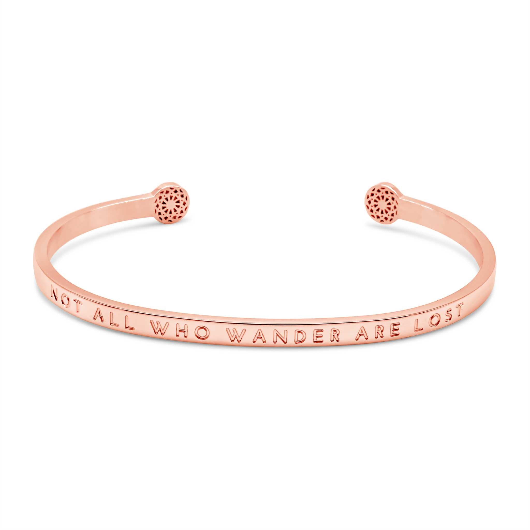 Not all who wander are lost - Blind Armreif Simple Pledge