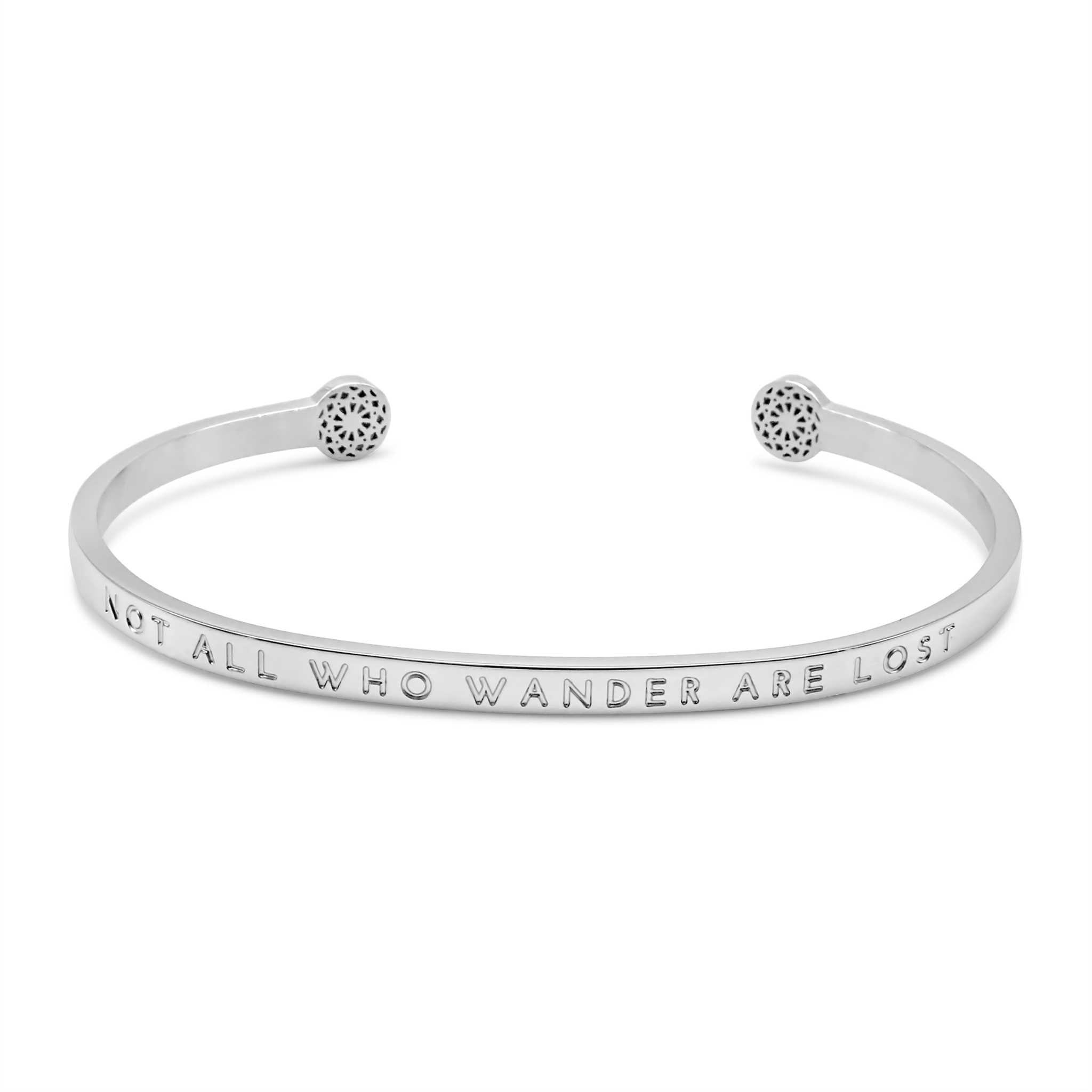 Not all who wander are lost - Blind Armreif Simple Pledge