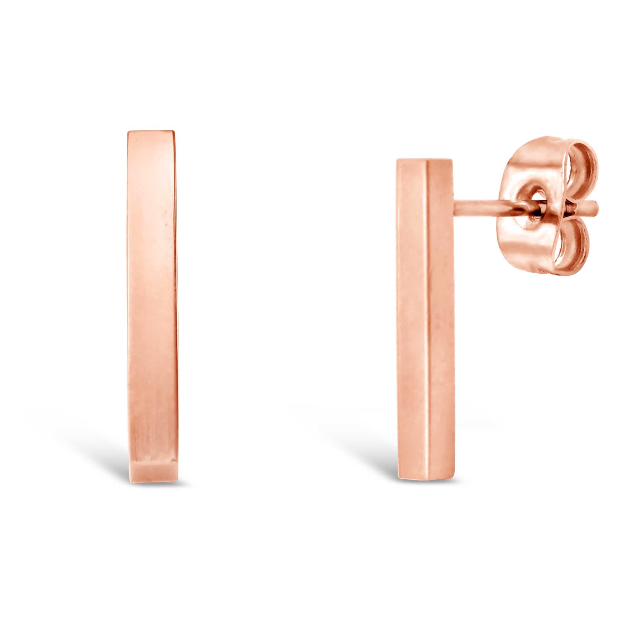 Ohrstecker „Big Square Bar“ Ohrstecker Simple Pledge