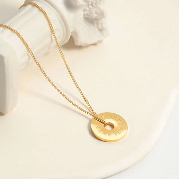 SCHWESTERHERZ - Circle Halskette Halskette Simple Pledge