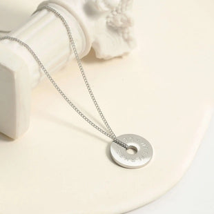 SCHWESTERHERZ - Circle Halskette Halskette Simple Pledge