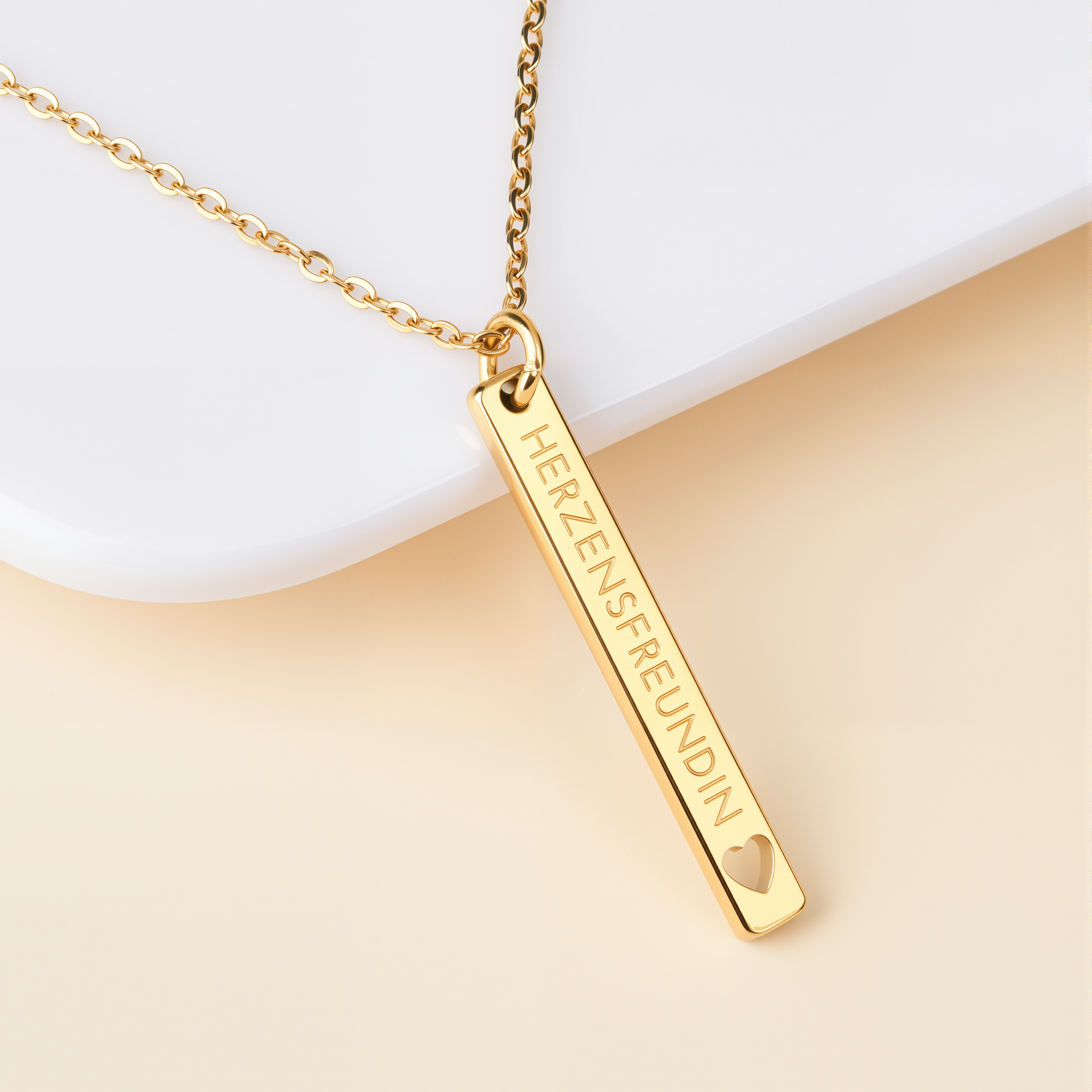Herzensfreundin Stab-Halskette