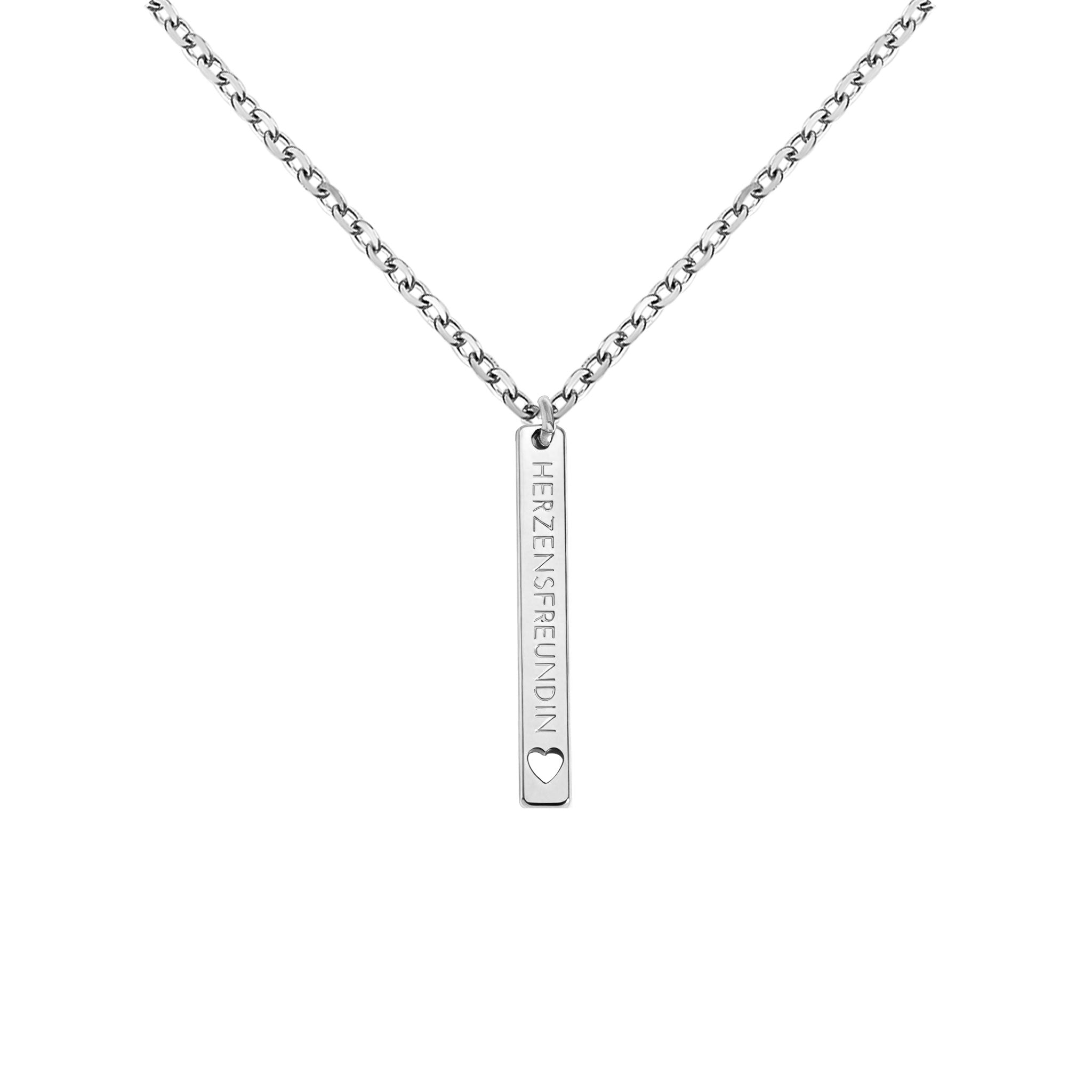Herzensfreundin Stab-Halskette