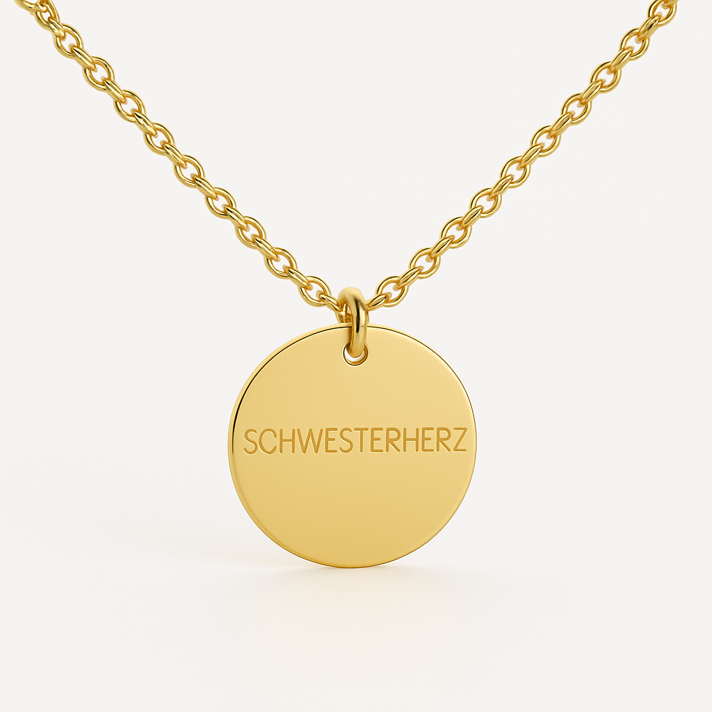 Schwesterherz Coin Halskette