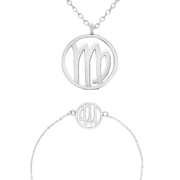 Sternzeichen „Jungfrau“ - Halskette & Armband Set Bundle Simple Pledge