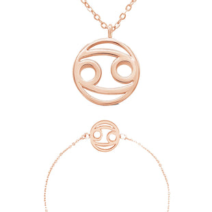 Sternzeichen „Krebs“ - Halskette & Armband Set Bundle Simple Pledge