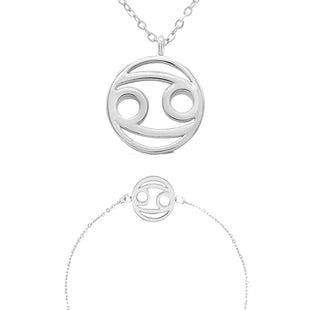 Sternzeichen „Krebs“ - Halskette & Armband Set Bundle Simple Pledge