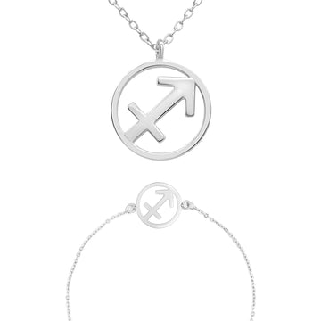 Sternzeichen „Schütze“ - Halskette & Armband Set Bundle Simple Pledge
